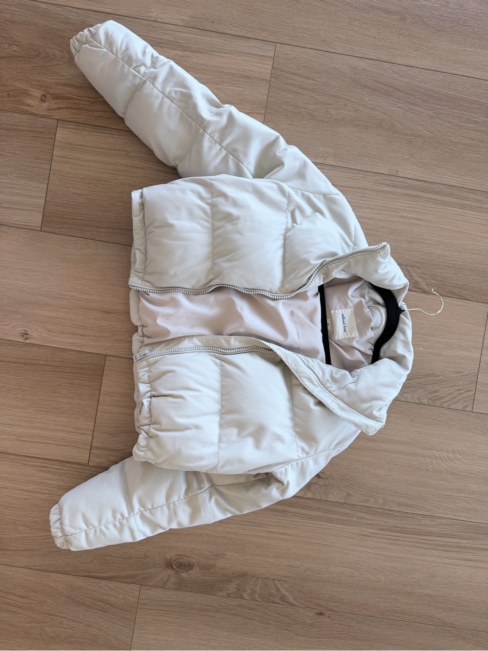 Wilfred Cream Puffer Jacket